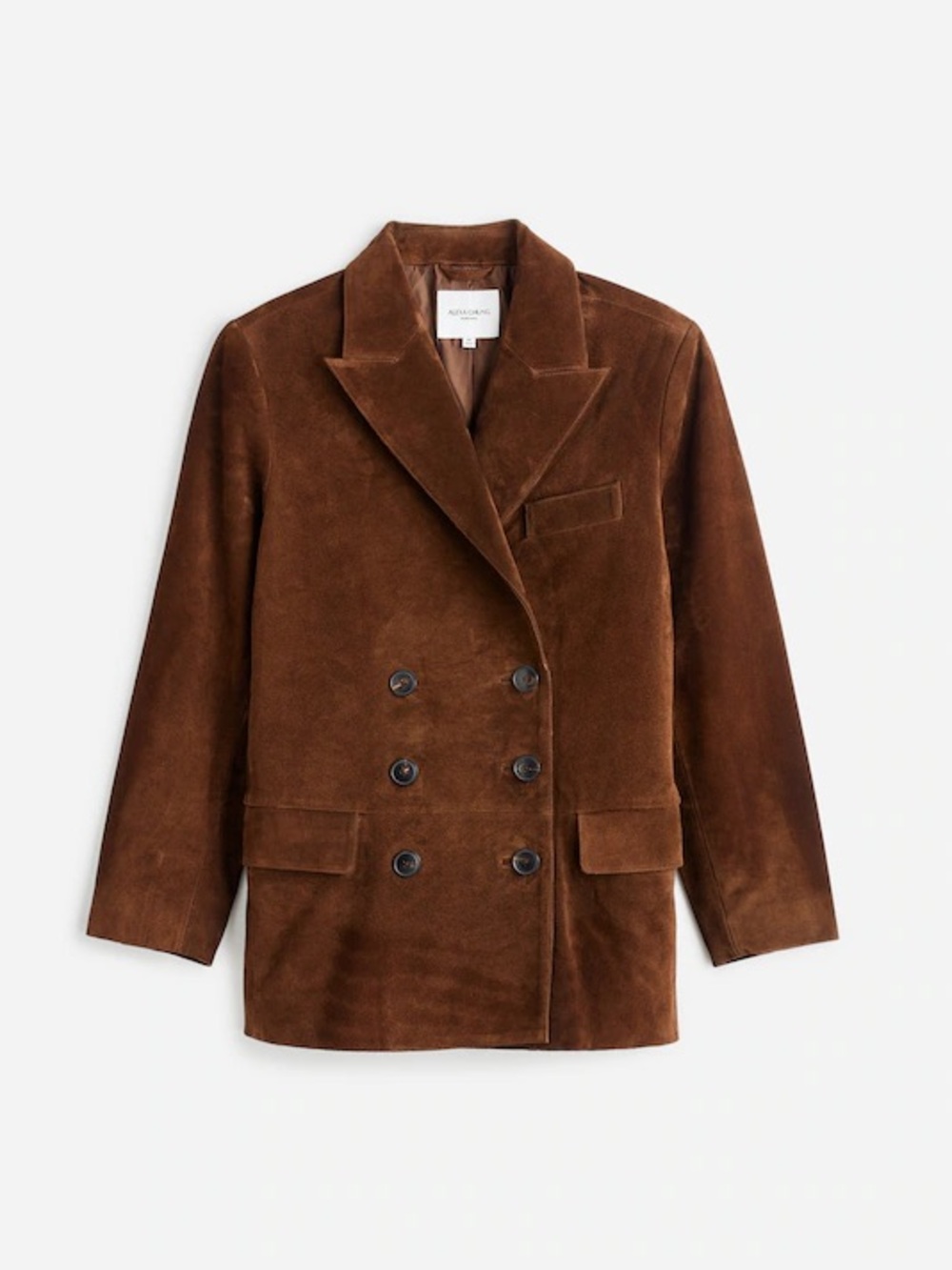 Madewell for Alexa Chung Suede Blazer